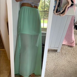 maxi skirt